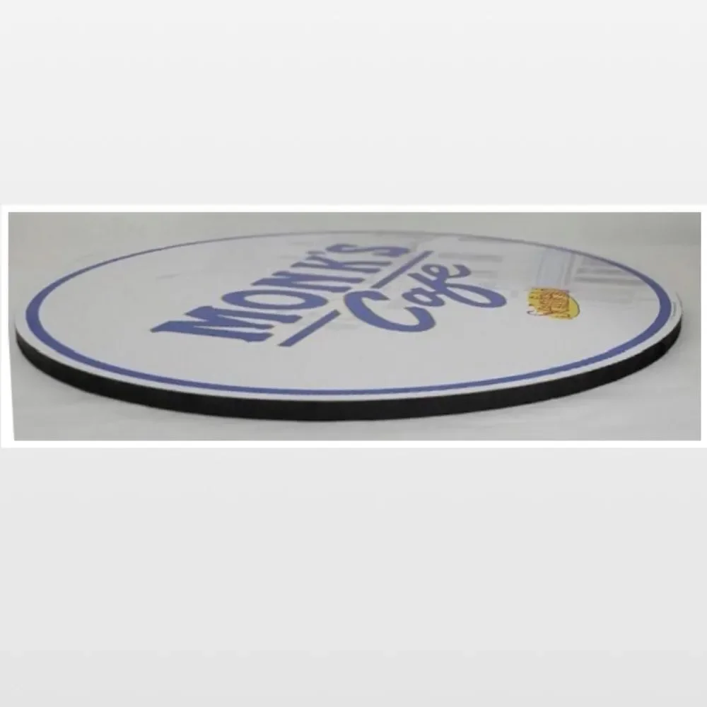 New White Painted Wood Seinfeld Home Sign